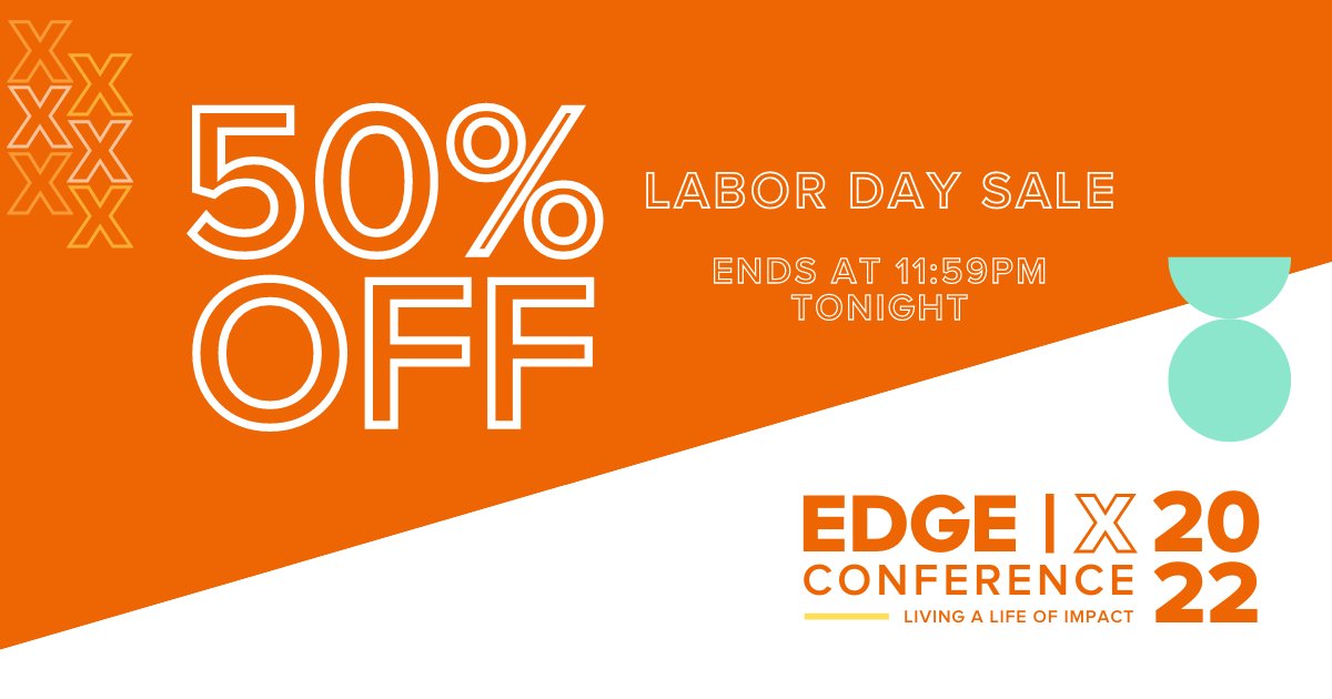 EDGE Mentoring (@edgementoring) on Twitter photo Sale ends TONIGHT!🔥 Grab your ticket now: edgexconference.org <a href="/TheSamAcho/">Sam Acho</a> <a href="/ChristyBWright/">Christy Wright</a> <a href="/scottharrison/">Scott Harrison</a> <a href="/loswhit/">Carlos Whittaker</a> Sale ends TONIGHT!🔥 Grab your ticket now: edgexconference.org <a href="/TheSamAcho/">Sam Acho</a> <a href="/ChristyBWright/">Christy Wright</a> <a href="/scottharrison/">Scott Harrison</a> <a href="/loswhit/">Carlos Whittaker</a>
