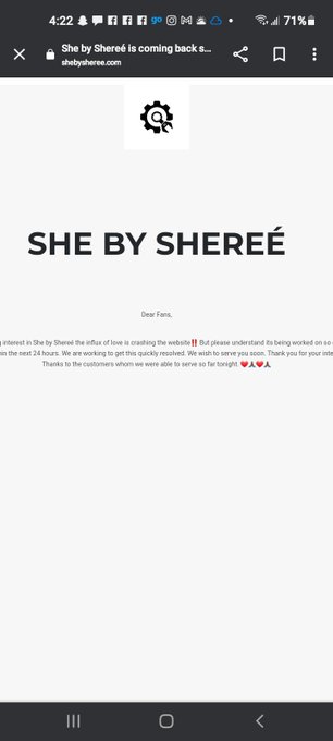 Come on #shebysheree we ready https://t.co/qaPWSxJJui<a href="/tag/shebysheree"class="tags">#shebysheree</a>