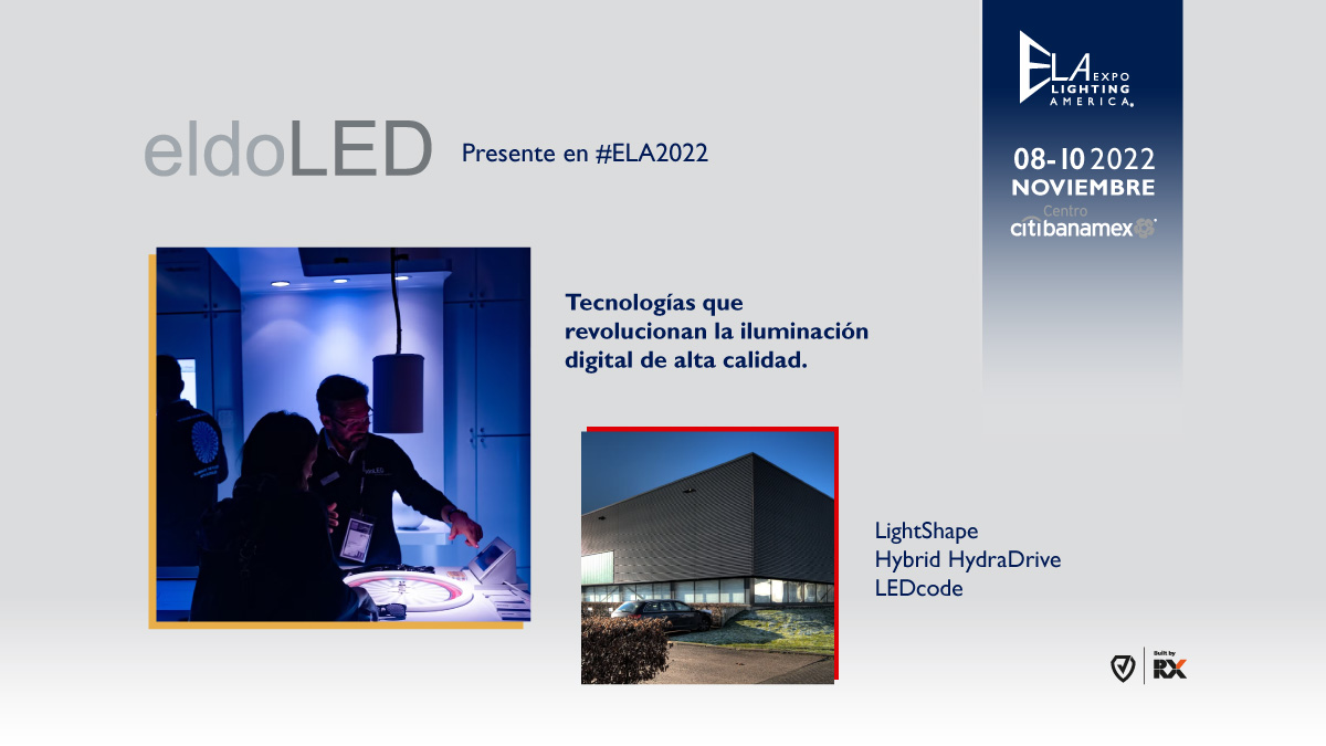 ExpoLightingA's tweet image. Los controladores de alta eficiencia y módulos LED desarrollados por @eldoLED ofrecen nuevas soluciones digitales en iluminación. Presentes en #ELA2022.