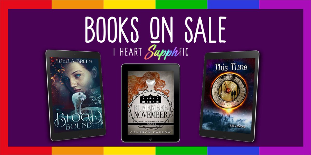 Did you know #IHeartSapphFic features a new collection of books on sale every week? Check out our website to see what’s on sale right now!

Featured authors include <a href="/CL_Cattano/">CLCattano</a> <a href="/rileyroserotica/">Riley Rose</a> <a href="/jpnoether/">J.P. Noether</a> <a href="/IdellaBreen/">Idella Breen</a>

Find the full list here tinyurl.com/vydtm59y