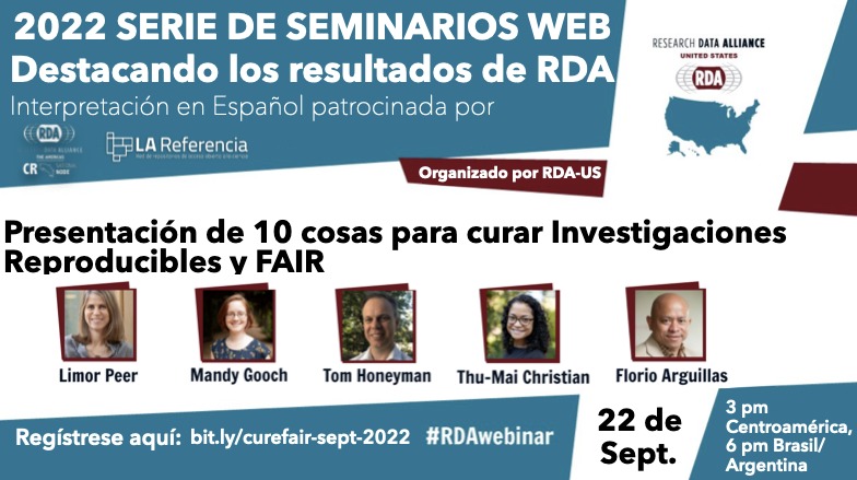 Este 22 de setiembre a las 3 p.m. hora Centroamérica y 6 p.m. hora Brasil/Argentina, únase a este Seminario Web organizado por @RDA_US bit.ly/curefair-sept-…