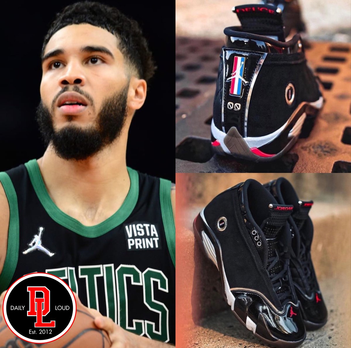 Jayson Tatum Air Jordan 14 PE Photos