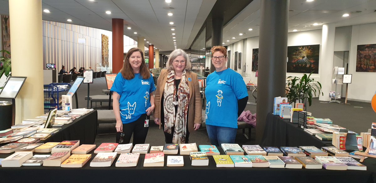 #ILD2022 From today until Thursday 10 til 2pm donate and buy a book for the @IndigenousLF @MQ_Library @Macquarie_Uni #ReadingOpensDoors