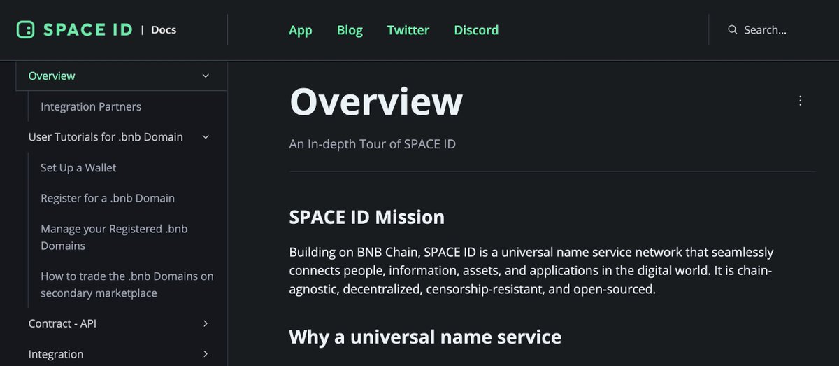 Have you checked our new docs?👀

Everything is now up to date: fresh tutorials for the #bnbdomain Public Registration, the partner list, #SPACEID vision, &amp; more! #DID

👉docs.space.id