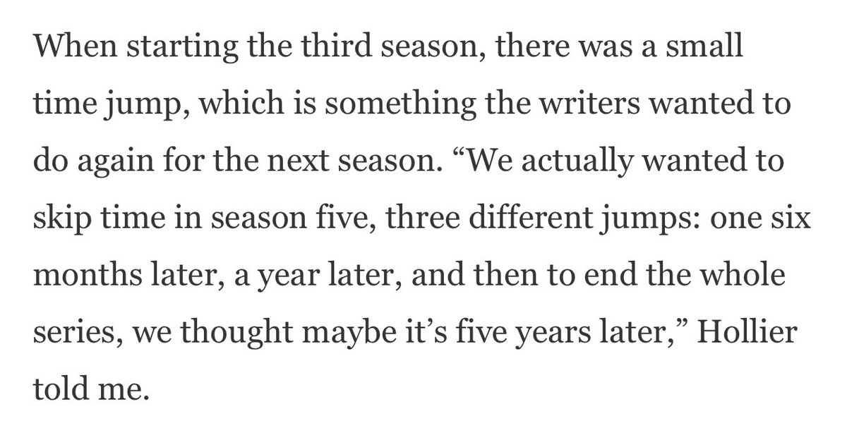 i feel so fucking sick like A FIVE YEAR TIME JUMP…