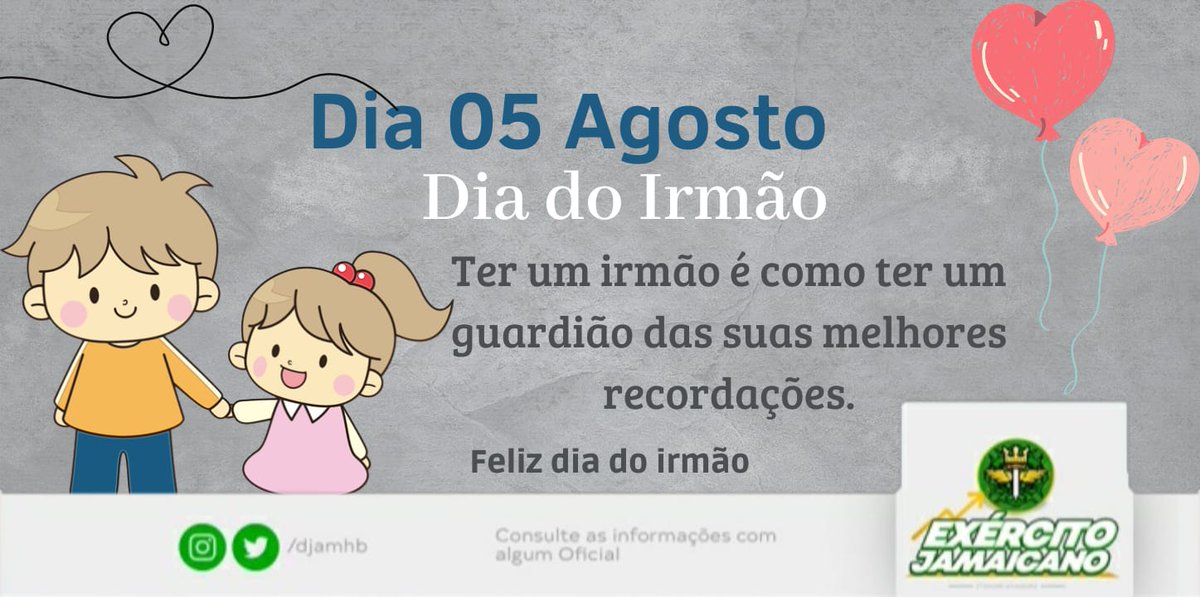 djamhb's tweet photo. Feliz dia do irmão!! https://t.co/F4bHnmFcnn