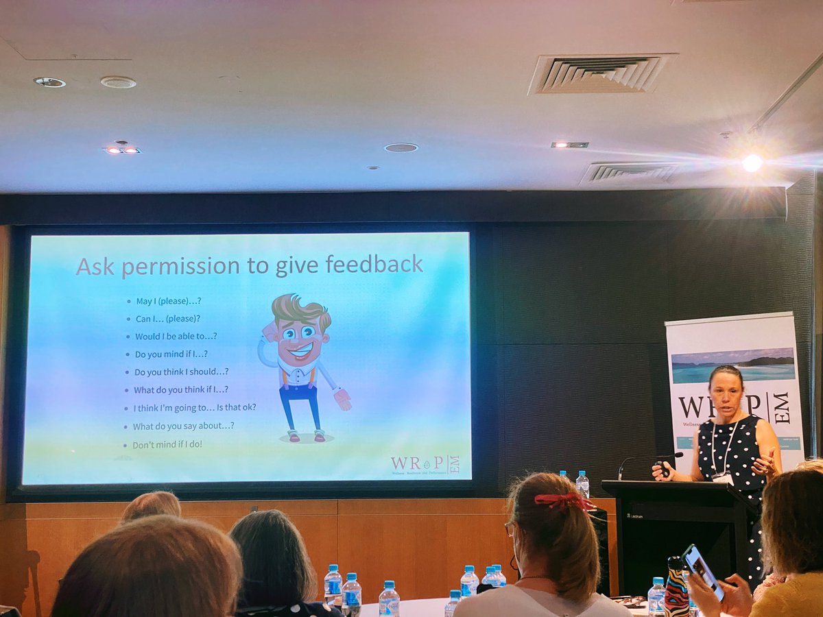 The ever-impressive <a href="/bethany_boulton/">Bethany Boulton</a> coaching us through how to be awesome at giving feedback and how to create a feedback culture in our departments. <a href="/WRAPEMtweet/">wrapem</a>