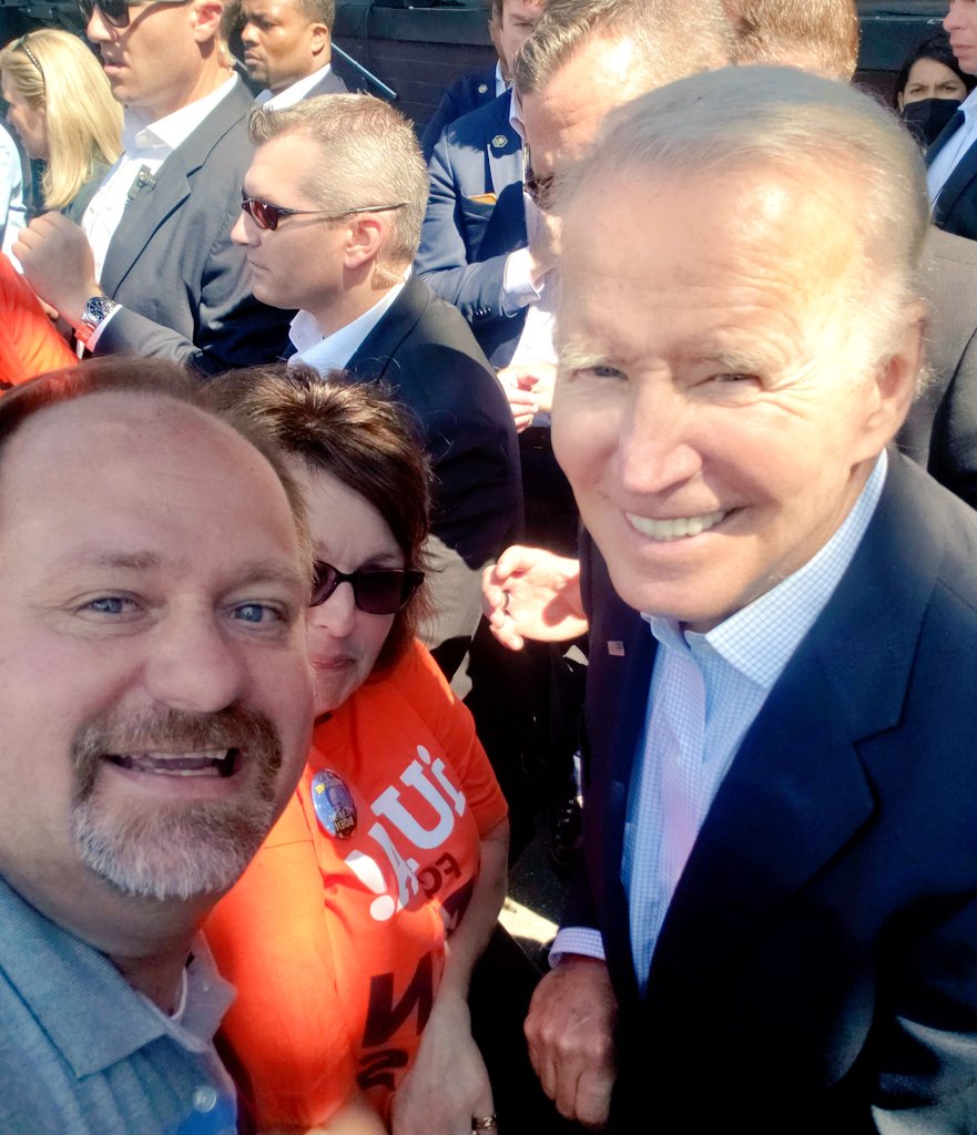 jim4progress's tweet photo. Quite a speech @POTUS! 

Thanks for coming to Milwaukee - lifting spirits, saluting Labor, and getting us fired up to win in Nov...

Let's go! 

Volunteer...
Let's Get-Out-The-Vote...
And  Win! 

#MKEDems 
#WinWithWisDems 
#JoeBiden #Laborfest #MKE https://t.co/xRnHpxwcnj