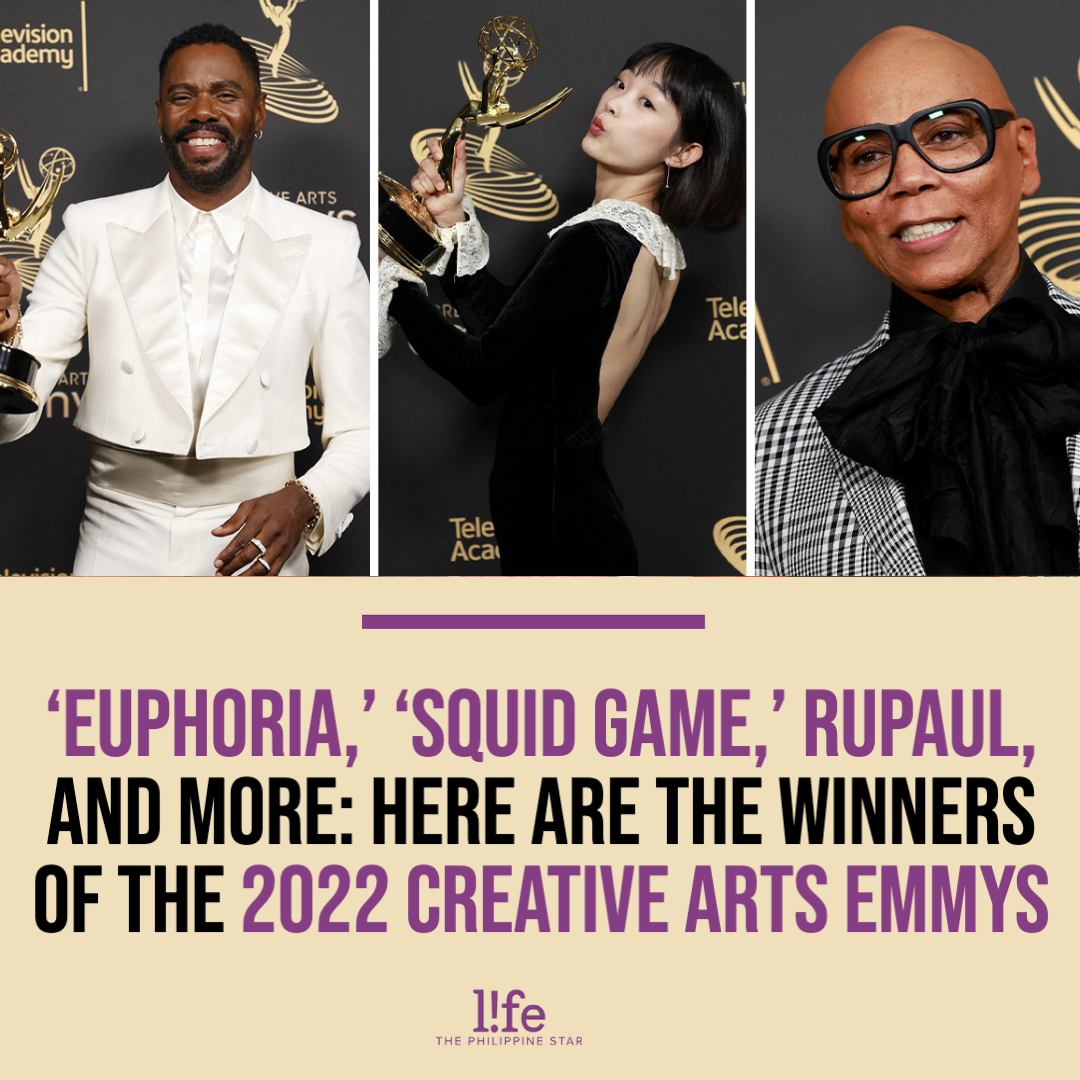 philstarlife's tweet photo. Unlike the Primetime Emmys, the #CreativeEmmys honors behind-the-scenes artists and guest actors. Congratulations to the winners! 👏
Read more at https://t.co/lbzqk5ffwl. https://t.co/VtNBJD5ubX