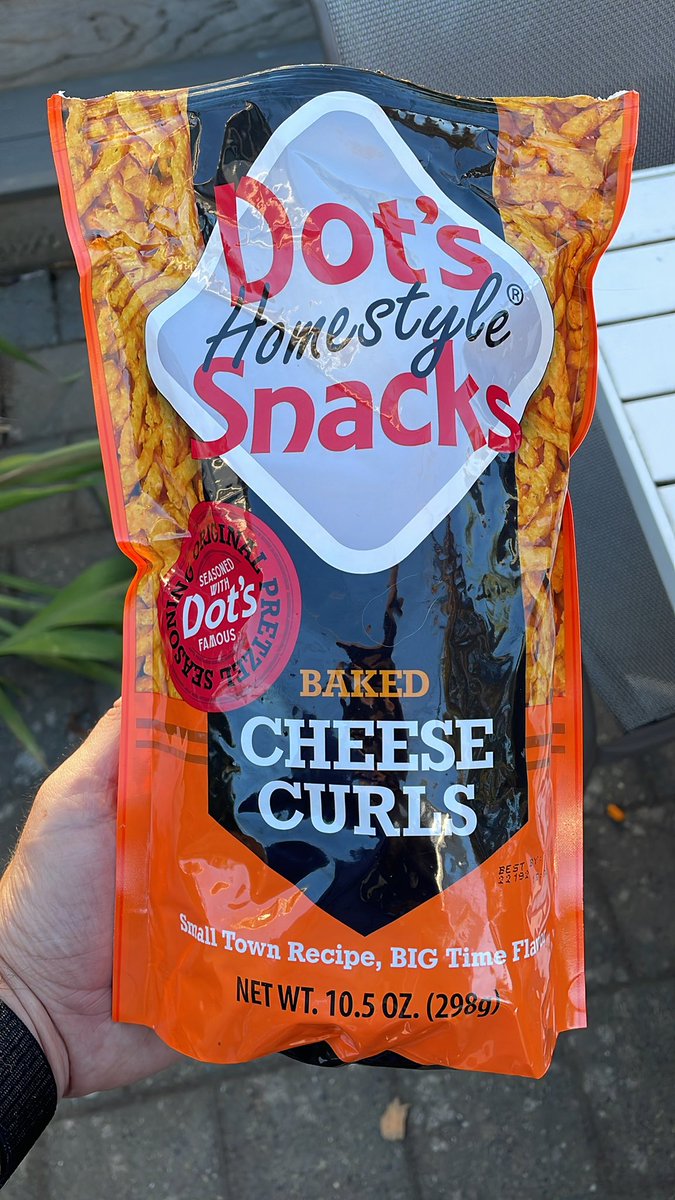 I just found out <a href="/dotspretzels/">Dot's Pretzels</a> makes cheese curls and this is both a great and horrible discovery. They are delicious.