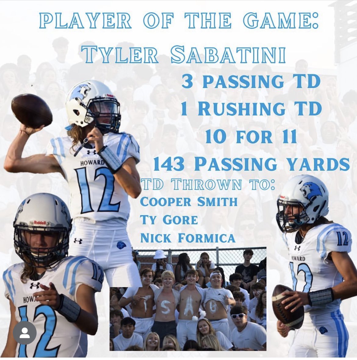 HowardLionsFB's tweet photo. Step 1 POTG https://t.co/PfTRzmkjcV
