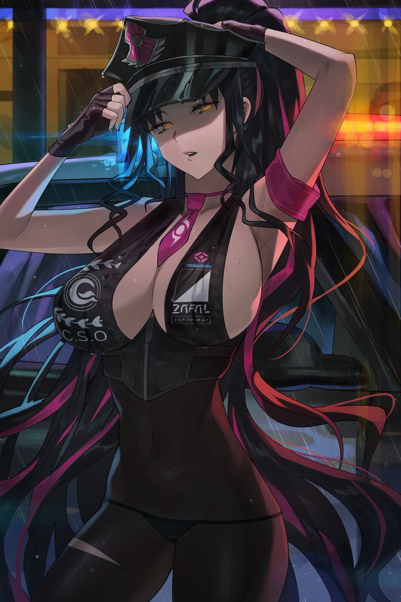 //It's police officer time! Like and retweet to find out why Kiara arrested you~

"Ufufu~ Never thought I would have arrested you~"