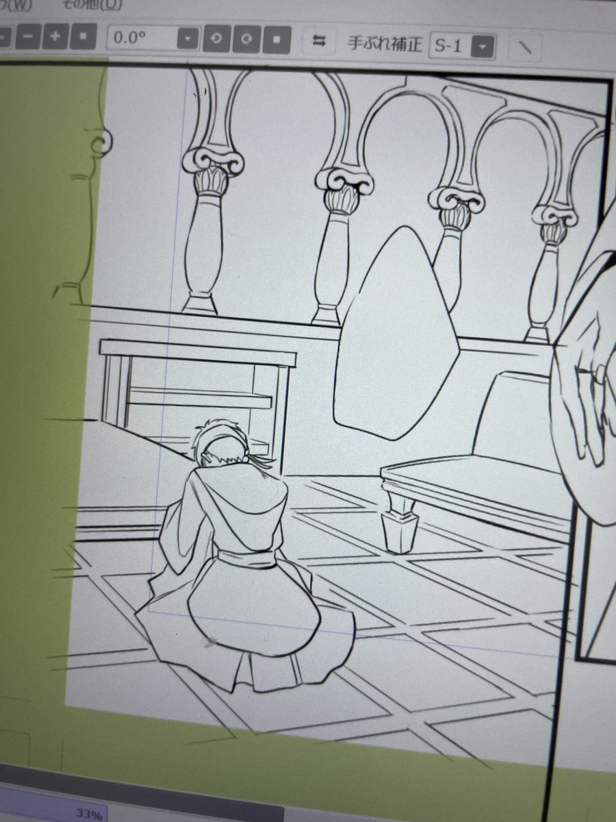 平日にこのコマ描いたことめっちゃ褒めたい 