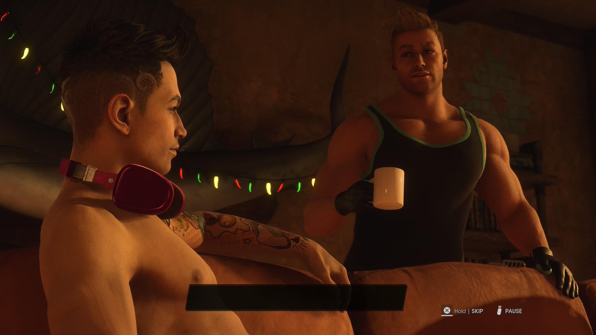 ChrisCamu's tweet photo. Who's also enjoying #SaintsRow ? What do your bosses look like? #geek #gamer #GAYmer https://t.co/GzMb9uUvq8