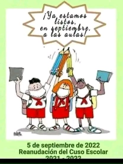 DelOpjm's tweet photo. Este 5 de septiembre con el reinicio de curso escolar 2021-2022 nuestras aulas llenas de amor, alegría y conocimientos. 
#CubaEduca 
#MinedPinarDelRío 
#OpjmPinar https://t.co/syQbJyMVV0