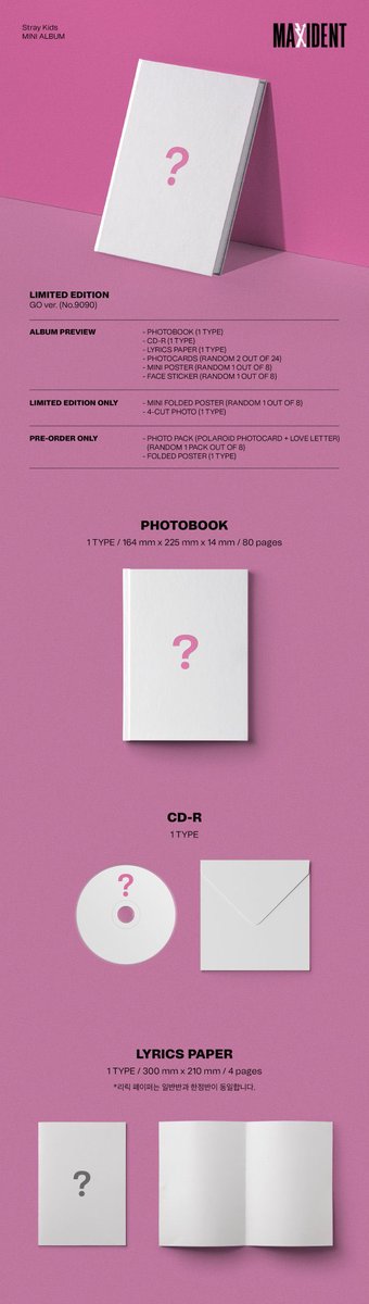lveeknow's tweet photo. Morning errone!
Here i bring u the preview of our newest album MAXIDENT in Limited Edition (GO ver) and Standard Edition (T-CRUSH &amp; HEART ver)

The PRE-ORDERS will BEGIN today
at 12PM (KST)
[09.05 MON 11PM (EST)] https://t.co/0pmNg9lgBY