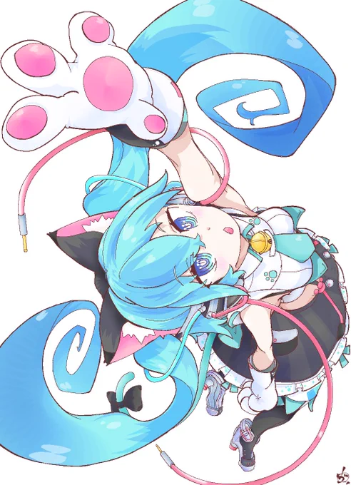 背景無しver#初音ミク 