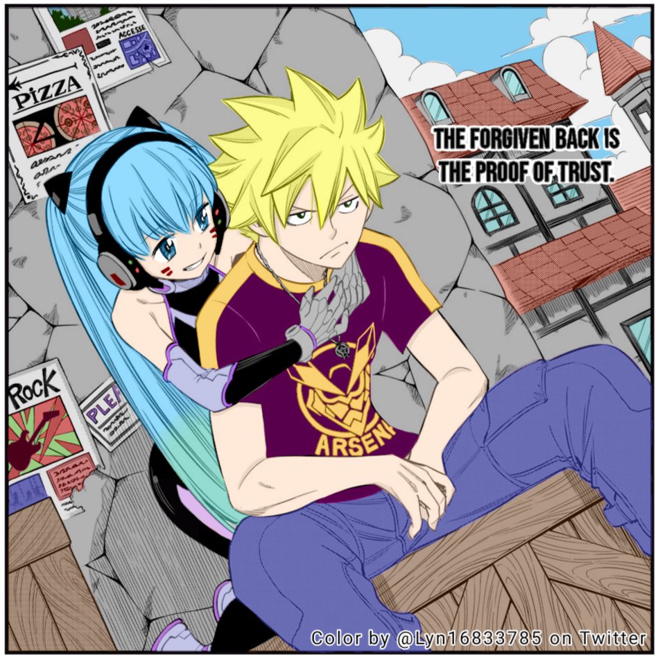Lyn16833785's tweet photo. "My darling junk-chan"

[#EdensZero/#Chapter121/#HermitMio/#WeiszSteiner/#Wermit/#Color/#MyColor] https://t.co/9zTCEbuEby