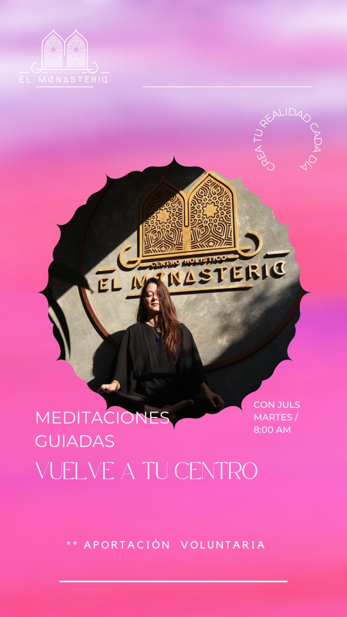 decodingLife2HL's tweet image. Ya pueden unirse a nuestas meditaciones de los martes 8am! Aquí puedes aprender a meditar paso a paso y hacer de esta práctica una rutina maravillosa ✨ en este link agendan su lugar 👉🏼 booking.appointy.com/en-US/elmonast…
