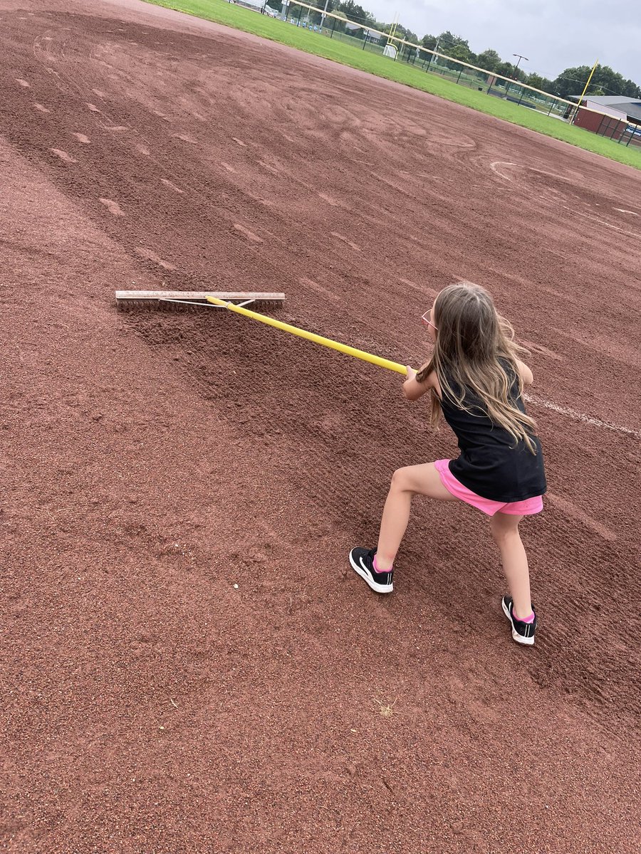 LHSEagles_SB's tweet photo. Avery working to help make sure the field is ready for tomorrows home opener. https://t.co/azu2hYoAMc