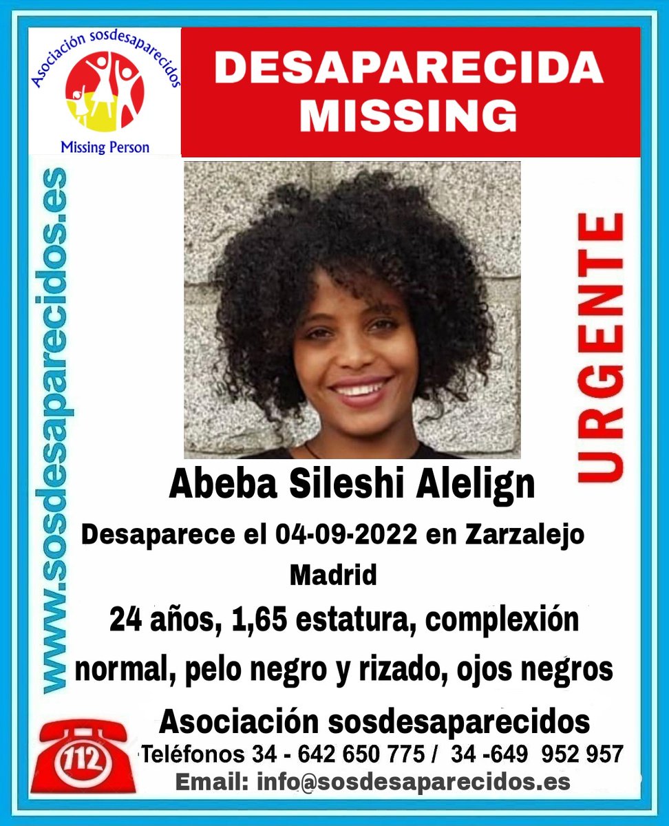 🆘 DESAPARECIDA
#Desaparecidos #sosdesaparecidos #Missing #España #Zarzalejos #Madrid