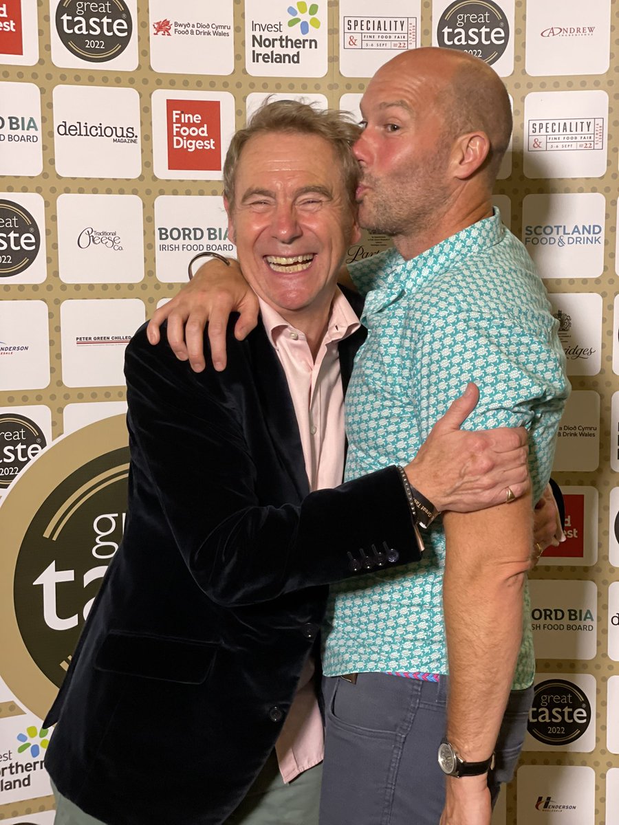AJ Sharp (@ajsharpfoodie) on Twitter photo Great to see these two legends at the Great Taste finale, The Golden Forks tonight… too good not to share!! 🥰 <a href="/NigelBarden/">Nigel Barden</a> <a href="/TVsAndyClarke/">Andy Clarke</a> Great to see these two legends at the Great Taste finale, The Golden Forks tonight… too good not to share!! 🥰 <a href="/NigelBarden/">Nigel Barden</a> <a href="/TVsAndyClarke/">Andy Clarke</a>