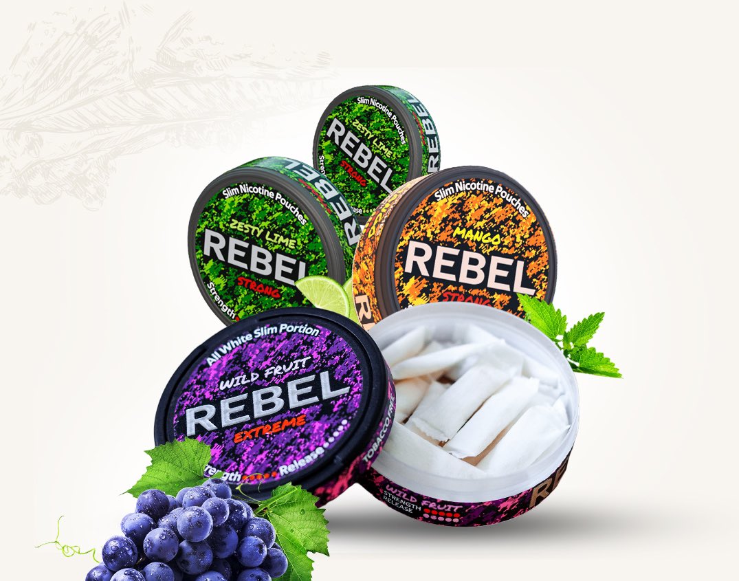 rebelsnus's tweet photo. When you Rebel, Rebel with a cause.❗️

WHITE SLIM REBEL SNUS/ NICOTINE POUCHES 🥶

#nicotine #nicotinepouch #nicotinepouches #quitchewing #quittobacco #rebelnicotine #rebel #snus #rebelsnus #Wearerebels #rebelwithacause https://t.co/kOHpO2qVax