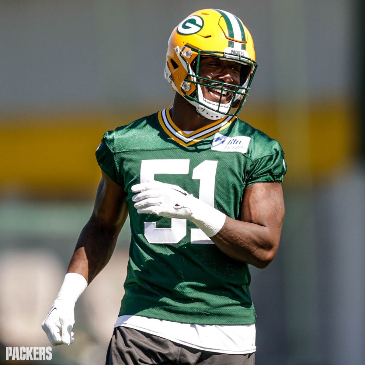 packers's tweet photo. Smile, it's game week 😄

#GoPackGo https://t.co/xtKlgbrehp