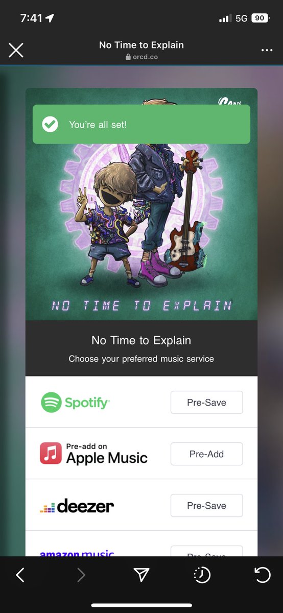 Gus_the_Mus's tweet photo. @goodkidband Can’t wait for No Time to Explain!! I guess orbit will finally have to leave my #1 spot https://t.co/58yNNDf30s