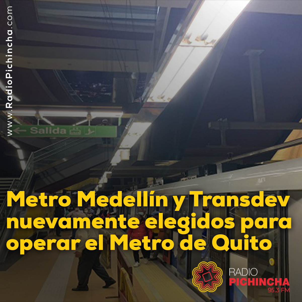 radio_pichincha's tweet photo. 📰#Nacionales | Según las autoridades se espera que el metro funcione en diciembre de 2022 aunque lo hará con menos trenes.
Los detalles ⬇️
https://t.co/AITs66A5gY https://t.co/9HsciXSJX9