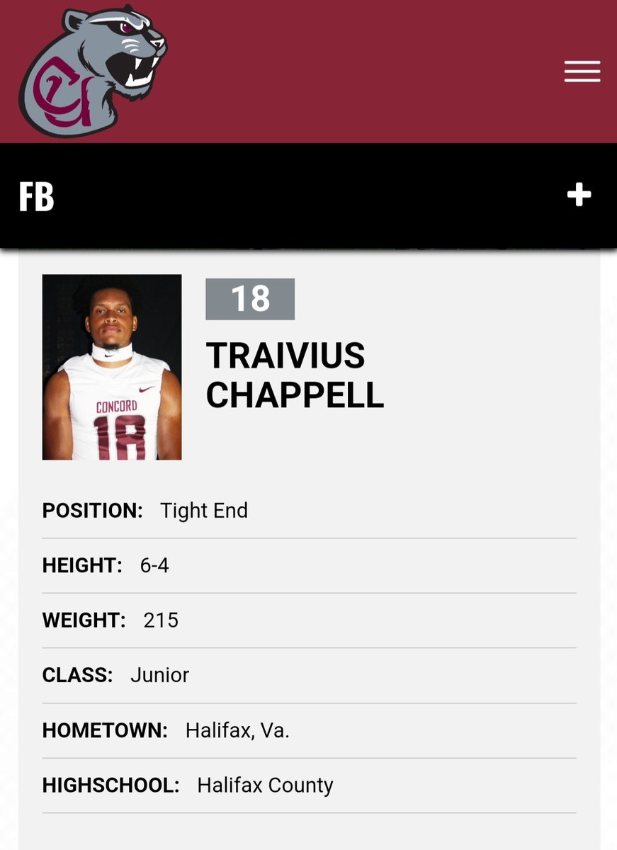 CountyHalifax's tweet photo. Comets at the Next Level... Traivius Chappell, a junior, and Nick Hamlett, a redshirt freshman, making an impact at Concord University! https://t.co/renf984q1v