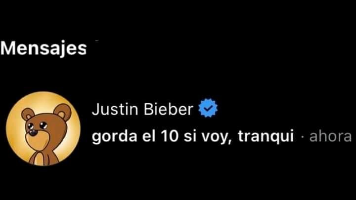 Ya hablé con Justin tranquilxs