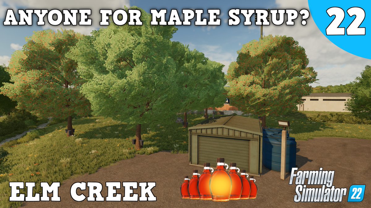 CraigyBoyGames's tweet photo. It really is a sweet one today. It's time for a maple syrup production, literally just add water and you're good to go. It did mean buying another field to place it, on the plus side. The field is full of sunflowers, something else for my oil mill.

https://t.co/gtL4nC3Aq0 https://t.co/v9TkEf7OAF