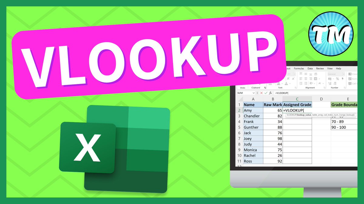 Do you want to Assign Grades to a set of tests/exams QUICKLY❓Use VLOOKUP in Excel⤵️

📺YOUTUBE👉youtube.com/watch?v=CLWNg6…

#MicrosoftEDU #MIEExpert #Excel #edutwitter