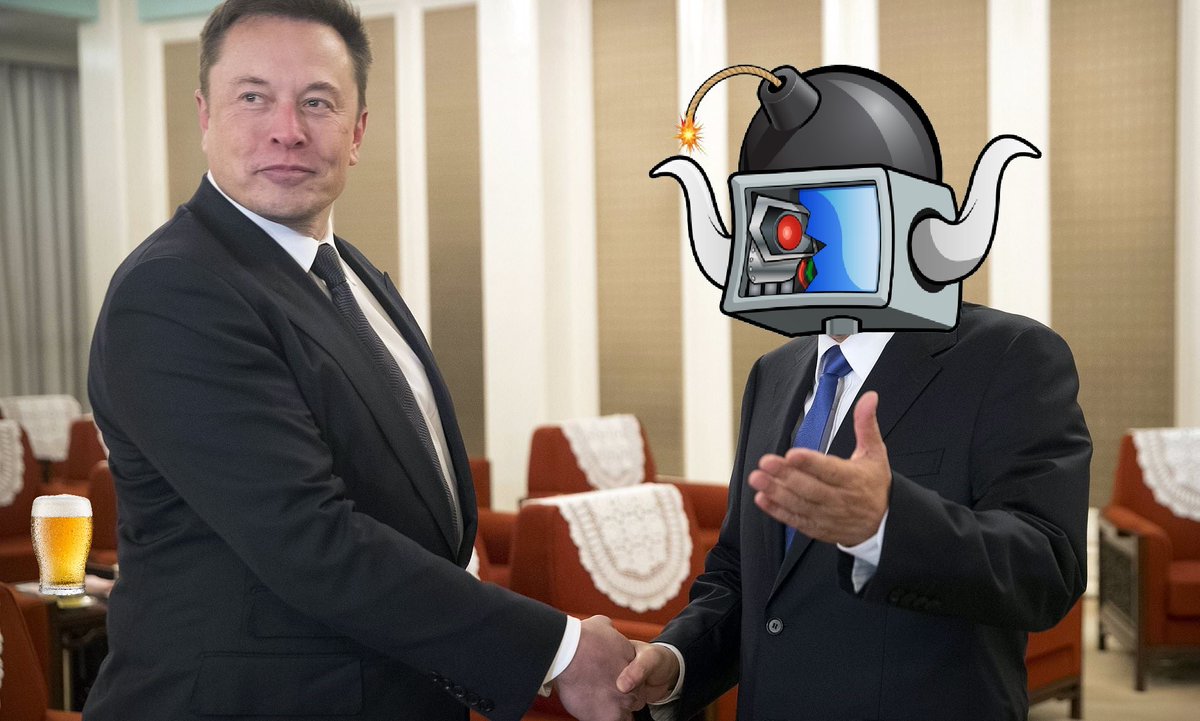 i64StudioNFTs's tweet photo. Join us @elonmusk 
It's inevitable 🍺🤖 
ONE OF US! ONE OF US! ONE OF US!
#ElonMusk #TheDrunkRobots #DrunkRobot #NFTs https://t.co/Y6CfhRW6kA