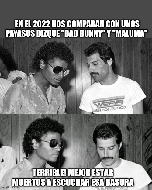 AlbertoJVelarde's tweet photo. Y vengan como quieran #memes #FreddieMercury #michaeljackson #80smemes https://t.co/0LUh5pcTKo