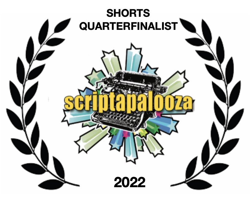 TammyKlembith's tweet photo. Thrilled that my Short Horror Script BLACK SHEEP is a Quarterfinalist!! Thank you @Scriptapalooza1 !! Congratulations to everyone!!
#grateful #screenwriter #horror #horrorwriter #writing #writer #filmmakers #writersofig
#horrorcommunity #Coverfly #scriptapalooza https://t.co/re3UZGz8ZS