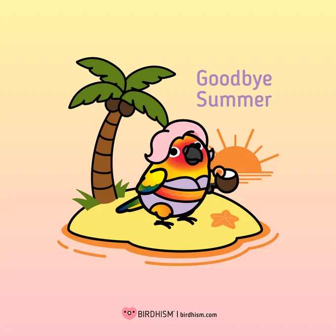 Goodbye beaches. Henlo pumpkin spice flavored everything. 