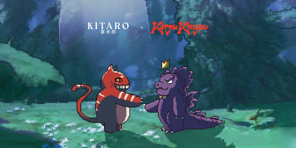 🦖 Kaiju Kingz 🤝 Kitaro 🦖

We are giving away 3 WL spots to Kitaro. 

To enter: 
- Follow @KitaroNFT <a href="/KaijuKingzSanta/">Kaiju Kingz Santa</a> and <a href="/KaijuKingz/">KaijuKingz</a> 
- Like ❤️, RT, and tag 3 friends

⏱️ 24 hours