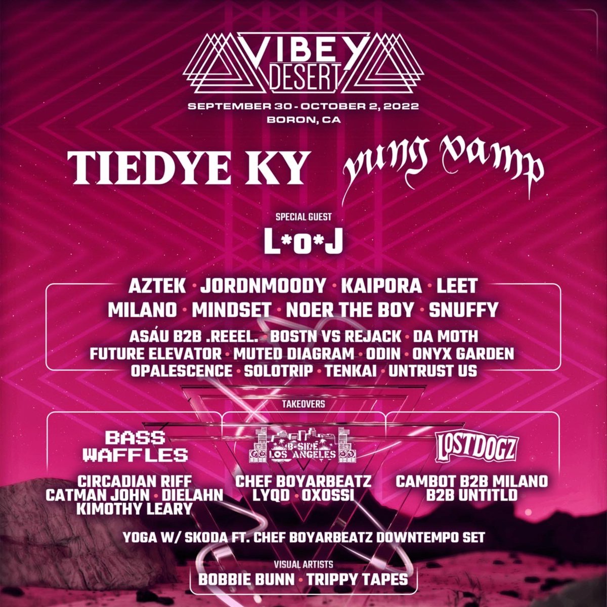 Early bird tickets end soon 👀

Tickets below!

<a href="/VibeyDesert/">Vibey Desert</a>