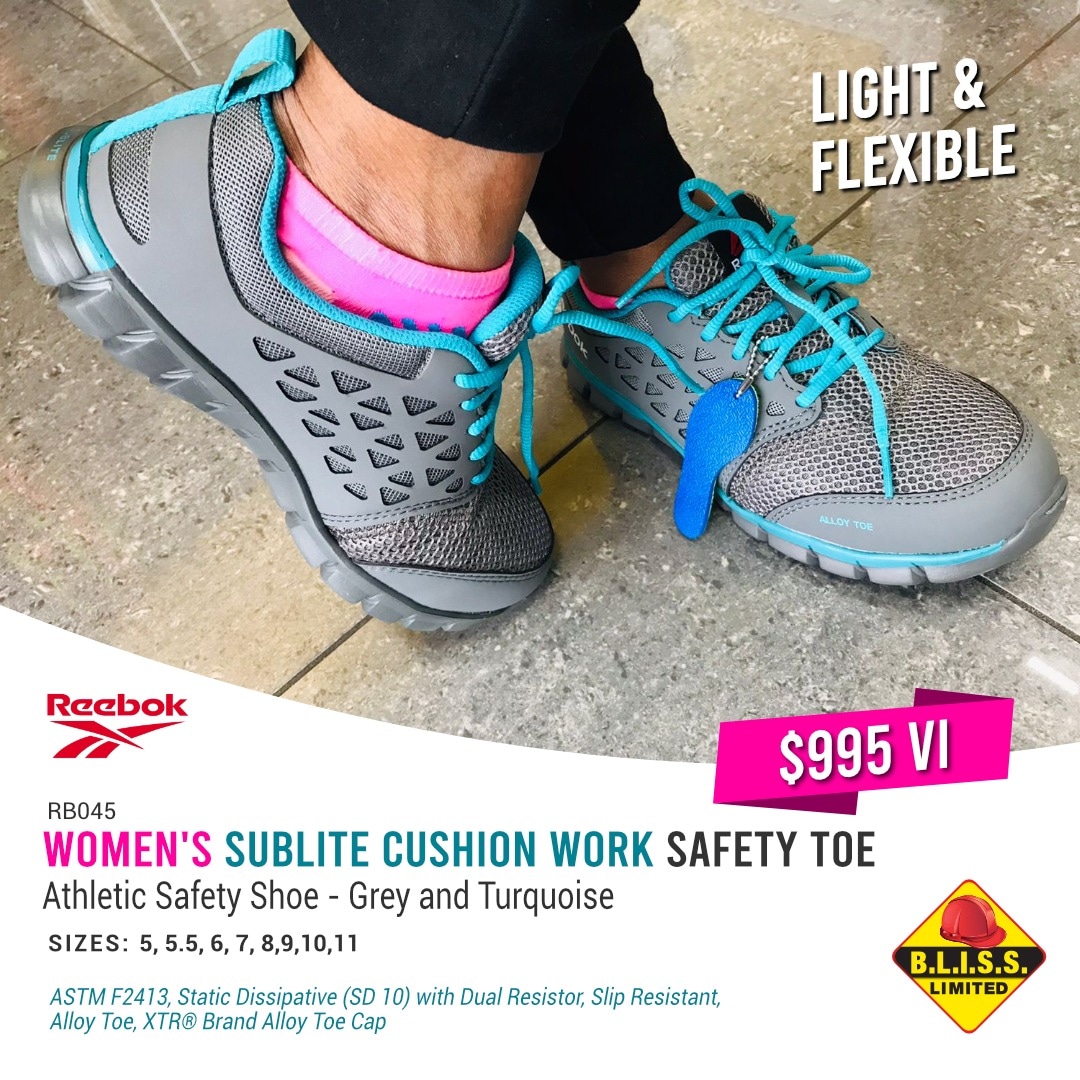 blisssafety's tweet photo. Reebok WOMEN'S Sublite Cushion Work SAFETY TOE - $995 VI

Sublite Cushion Work achieves maximum lightness and flexibility in a work shoe. 
#blisssafetystore #blisslimited #trinidad #safetystore #safetyshoes #ppe #steeltip #reebok #footprotection #footppe https://t.co/epfilyBwJy