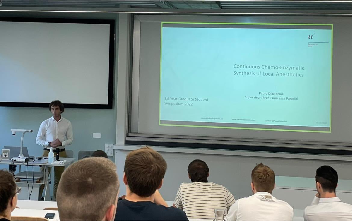 ParadisiResearch (@paradisireslab) on Twitter photo Well done <a href="/DiazKruikP/">Pablo Díaz-Kruik</a> today at the first year PhD symposium! Excellent talk and a very bright future ahead! <a href="/DCBPunibern/">DCBPunibern</a> Well done <a href="/DiazKruikP/">Pablo Díaz-Kruik</a> today at the first year PhD symposium! Excellent talk and a very bright future ahead! <a href="/DCBPunibern/">DCBPunibern</a>
