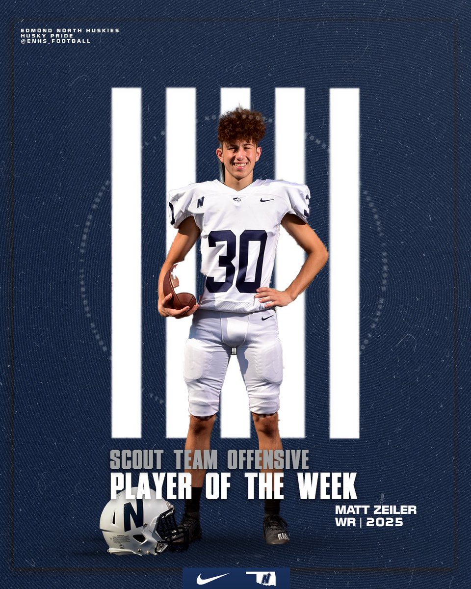 EdmondNorthFB's tweet photo. Scout team players of the week as voted on! #beGREAT https://t.co/T3ctS88CkI