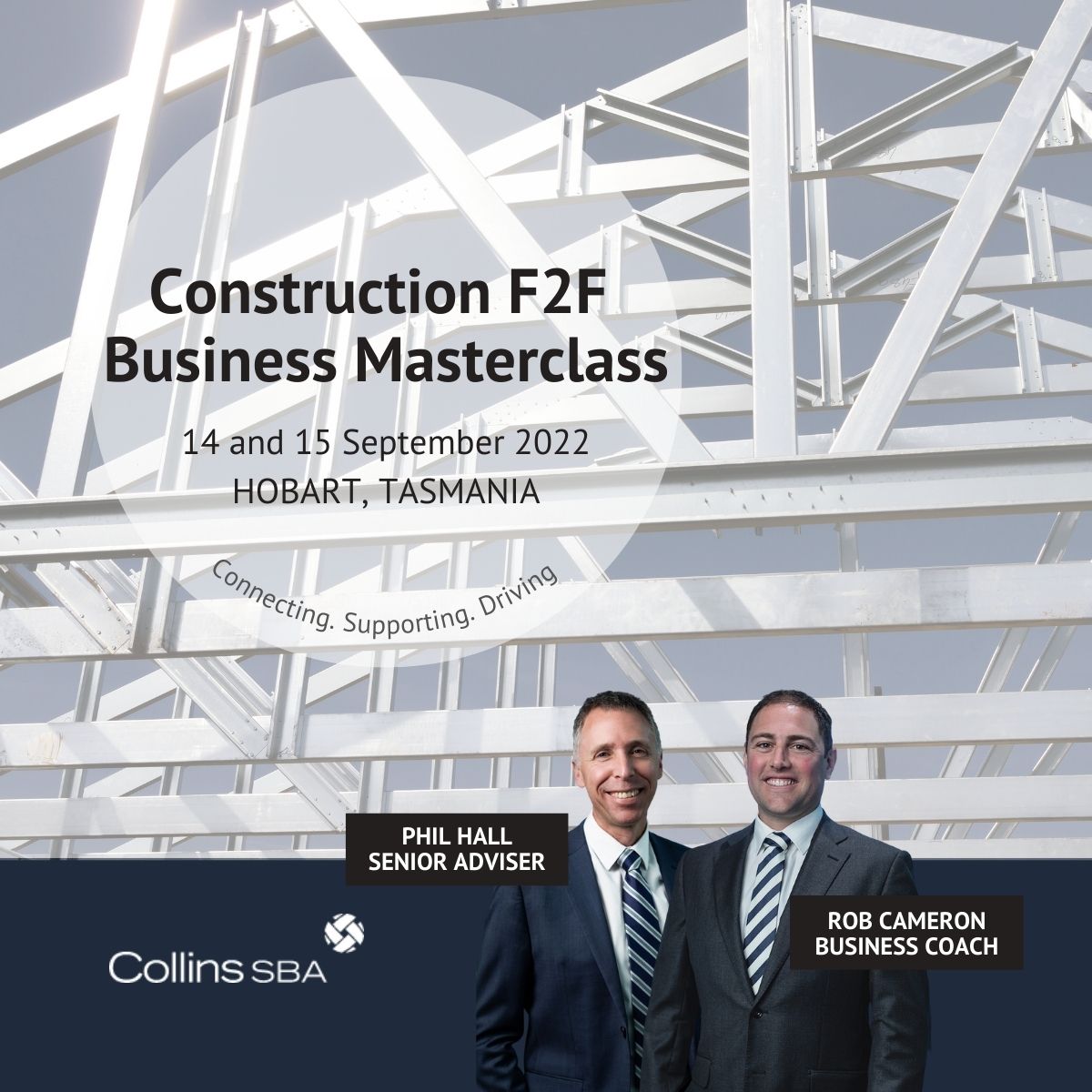 CollinsSBA's tweet image. Construction Sector F2F Financial Masterclass.

Phi,  presenting on "Living your best life - finance is only part of the job."

Rob, presenting on "Financial success in construction - what's behind your numbers"

For more &amp;gt;&amp;gt;&amp;gt; bit.ly/3w2arcj