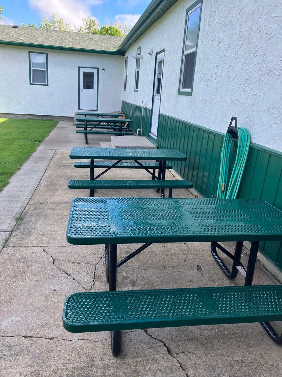 Redcliff_BP's tweet photo. The Redcliff Scout and Guide Building Association wish to express our sincere thanks to Servus Credit Union for a grant to replace the picnic tables at the Redcliff Baden Powell Centre this summer. https://t.co/zqiGQfbuRw