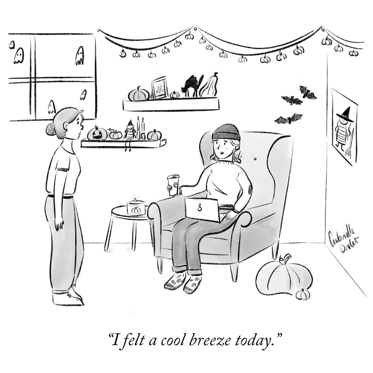 NewYorker's tweet photo. Today’s Daily Cartoon, by Gabrielle Drolet. #NewYorkerCartoons
https://t.co/jk95JNtqfh https://t.co/lnX8fJLSbJ