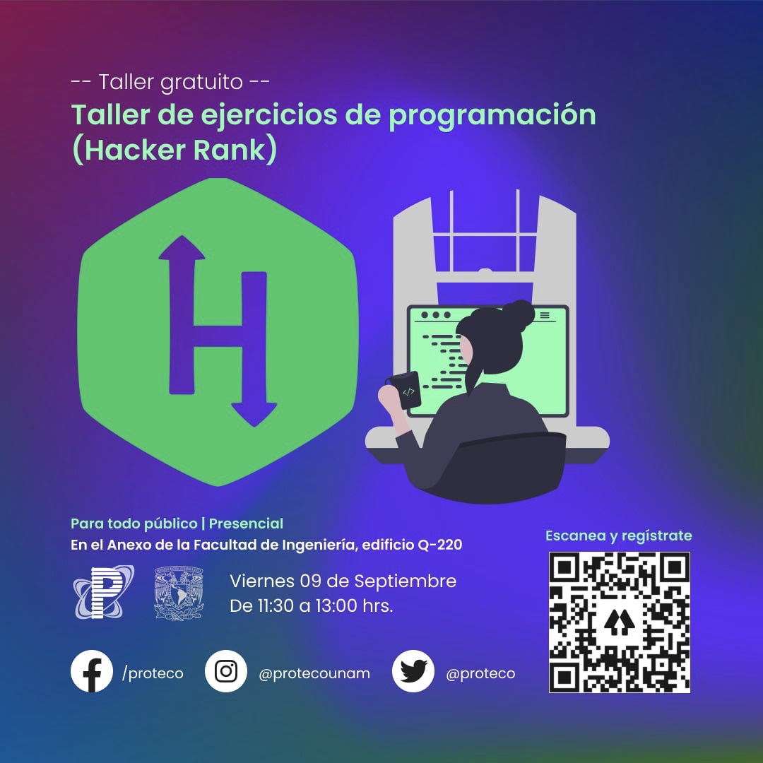 proteco's tweet photo. Esta semana tenemos 2 talleres gratuitos ✨
Regístrate en: https://t.co/XvYNhgEtfa
👀 ¡Esperamos tu asistencia! https://t.co/9AVoPQhDwp