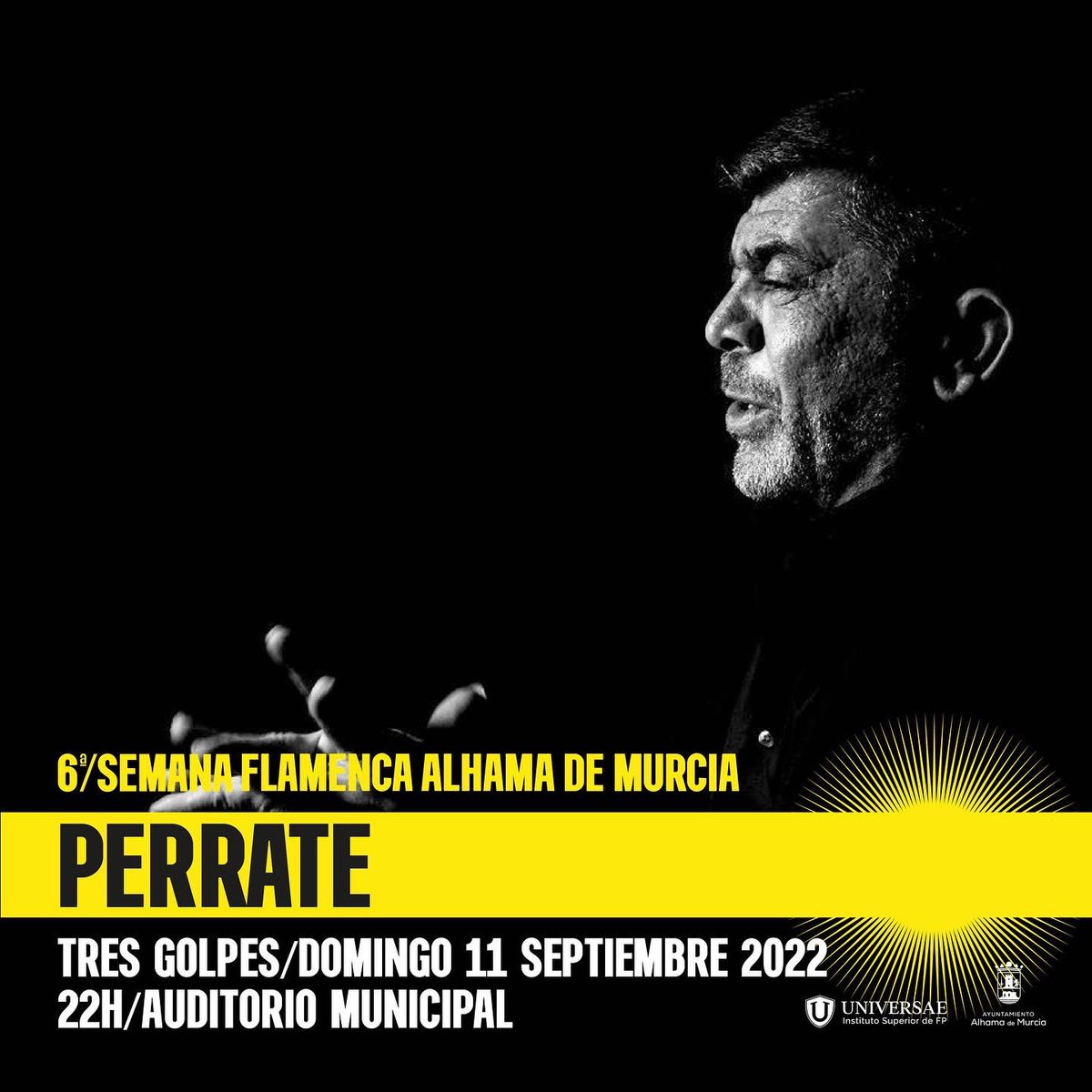 SfamFestival's tweet photo. Tres golpes tiene una personal aproximación a formas que pudieron haber estado en el venero del flamenco, pero que, por alguna razón, se perdieron, como la chacona, la jácara o la folía @AytoAlhama @_Universae @InfoLineaAlhama @TomasDePerrate 
#flamenco #musica #festival #cultura https://t.co/N5orSp4Tov