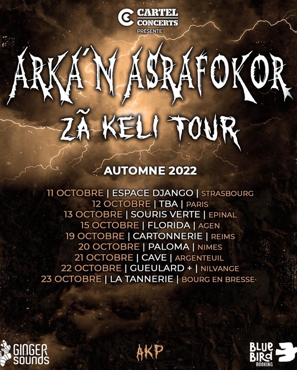 Arkanafrika's tweet photo. #asrafocoreloading!!
We are back at a venue near you in France! Can’t wait to see you soon!!! 🔥🔥🔥 https://t.co/uFHEh0k1uQ https://t.co/RwQEfbROcs