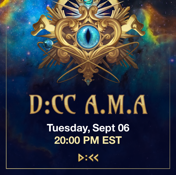 ⚡ Curious about the our D:CC #NFT project? Join our Discord #AMA tomorrow! 

👾 Join the Nine Chronicles #DCC AMA Channel: discord.gg/tdhfn4P4

⏰ AMA Time: Sep 6th, 20:00 EST